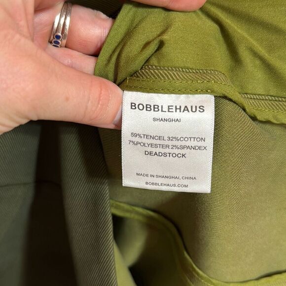 Bobblehaus Tencel Ombré Green Women’s Blazer Jacket Large - Picture 4 of 6